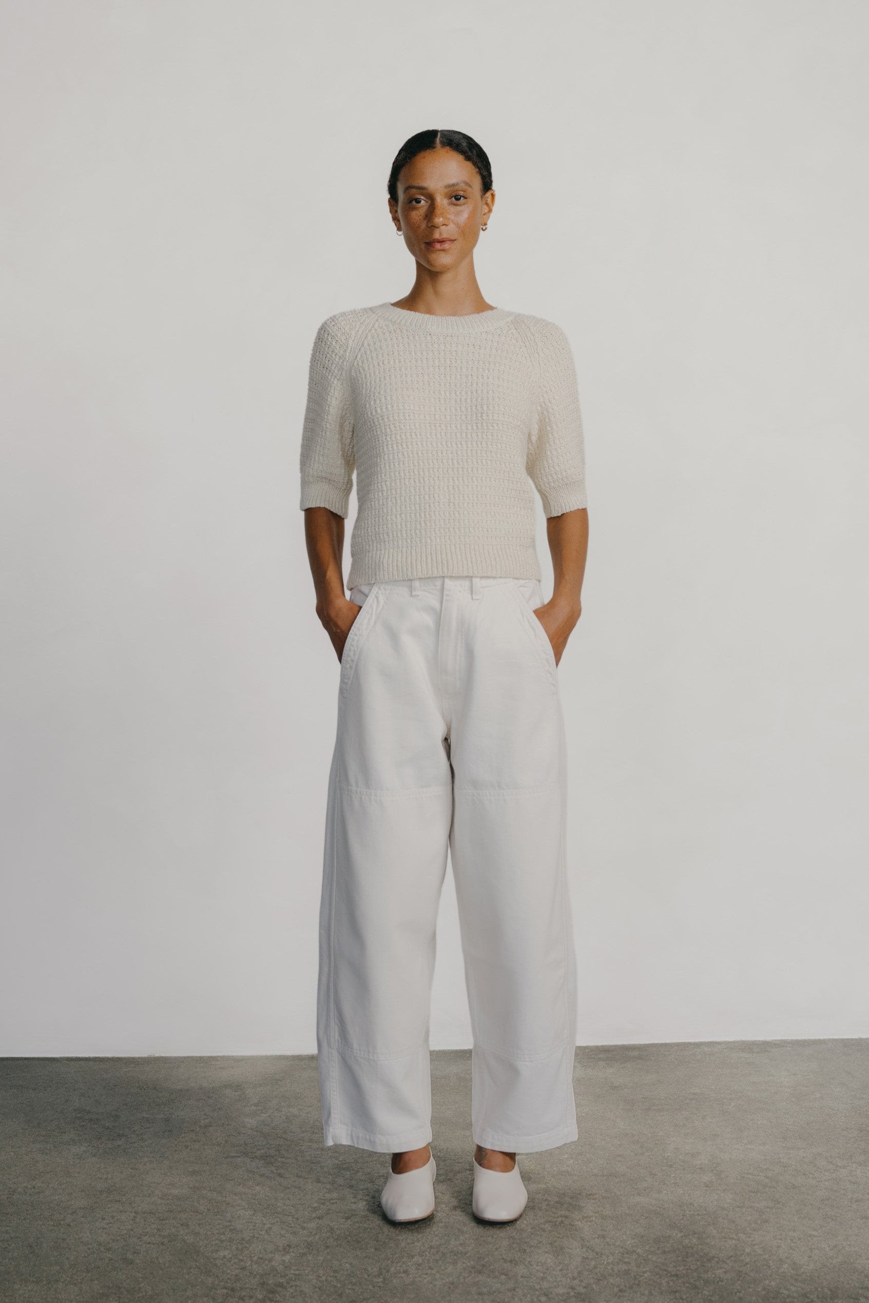 Jardin Pant, Tencel Bull Denim, Putty