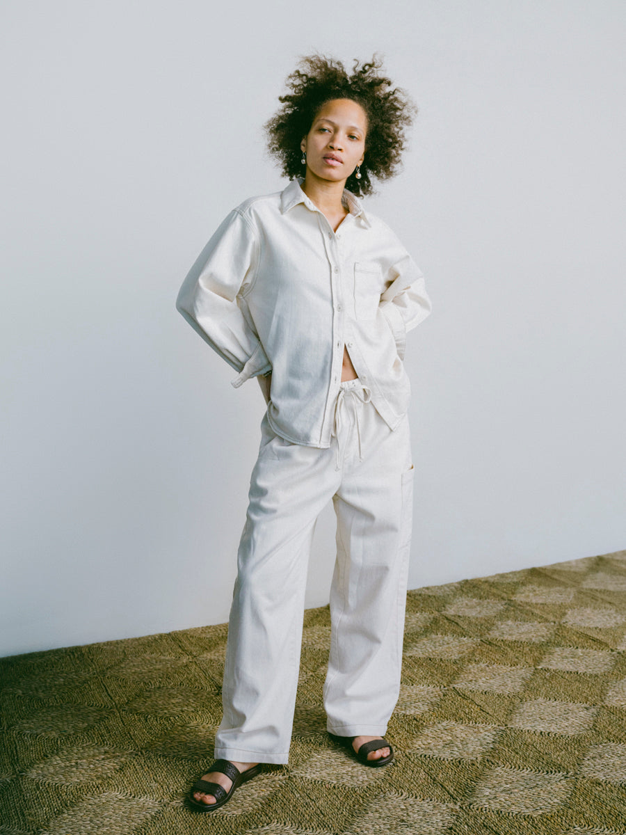 Shore Pant, Broken Twill, Putty