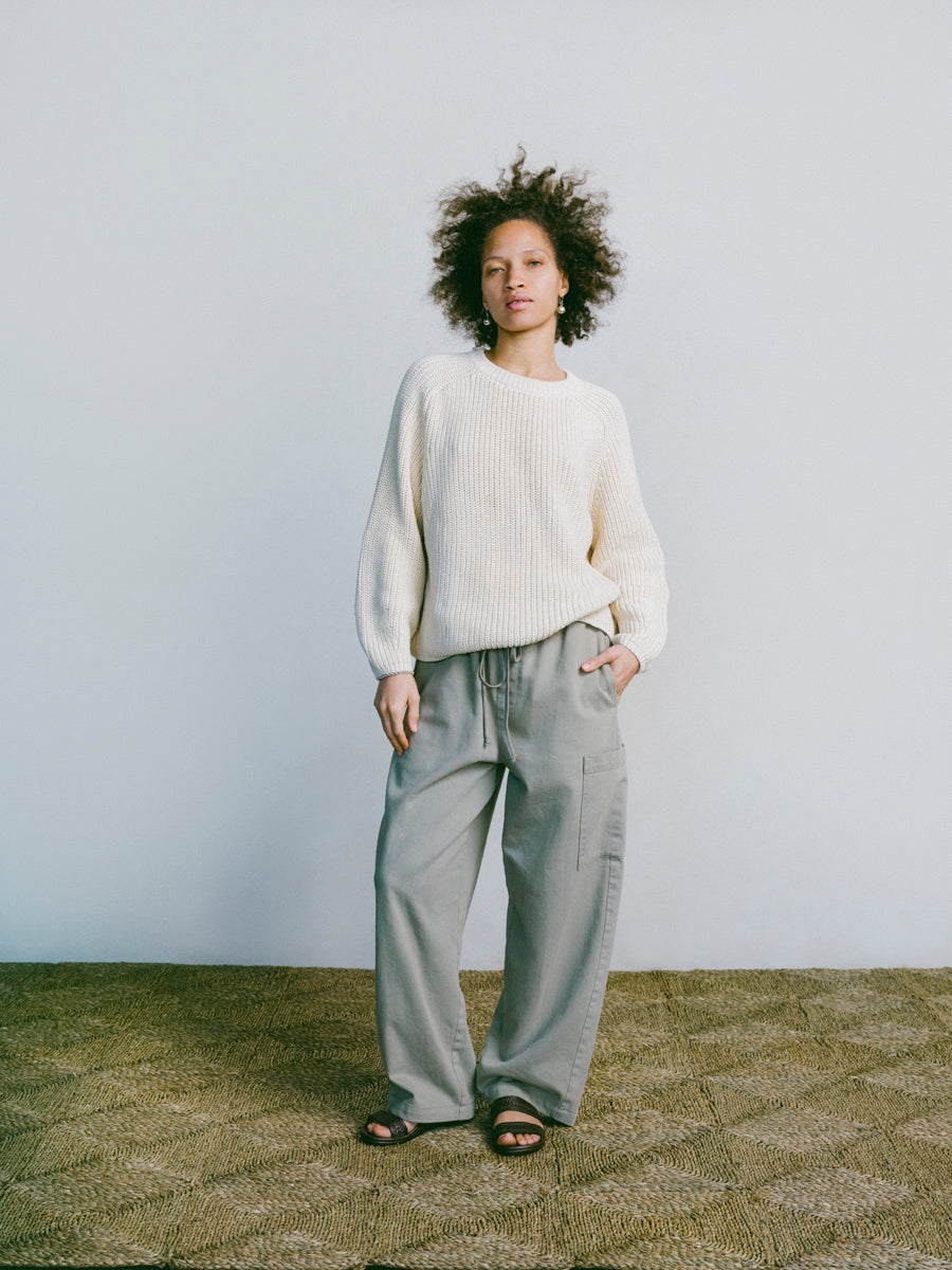 Shore Pant, Broken Twill, Oregano