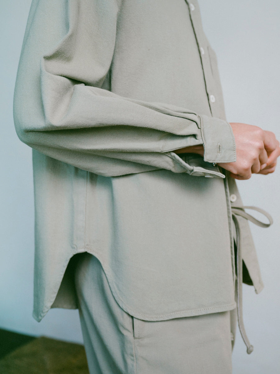 Marcie Shirt, Broken Twill, Oregano 4 Marcie Shirt, Broken Twill, Oregano