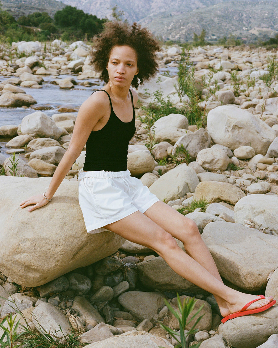 All Day Short, Organic Cotton Poplin, Natural 7 All Day Short, Organic Cotton Poplin, Natural