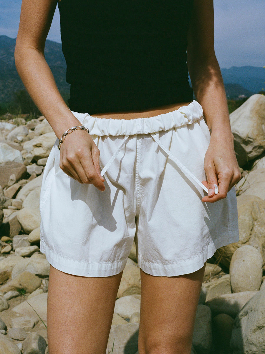 All Day Short, Organic Cotton Poplin, Natural 9 All Day Short, Organic Cotton Poplin, Natural